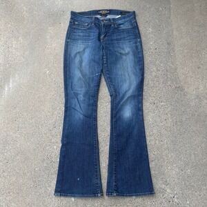 Lucky Brand Sofia Boot 2000s Y2K Medium Wash Embroidered Women's Jeans Size 4